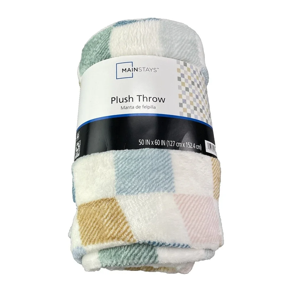 Mainstays Fleece Plush Throw Blanket 50